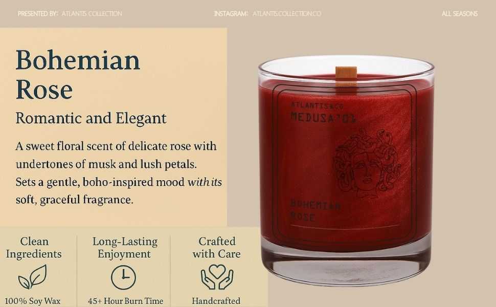 BOHEMIAN ROSE-JELLY WAX